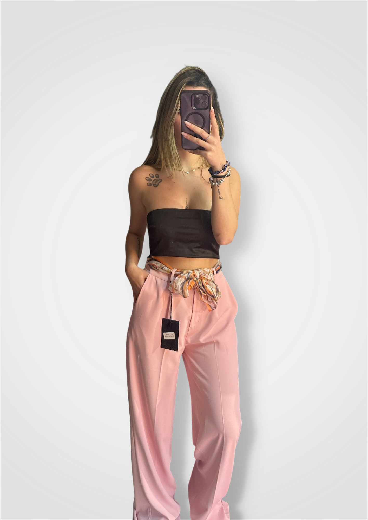 Pantalone fiocco