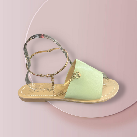 Sandali cavigliera Green