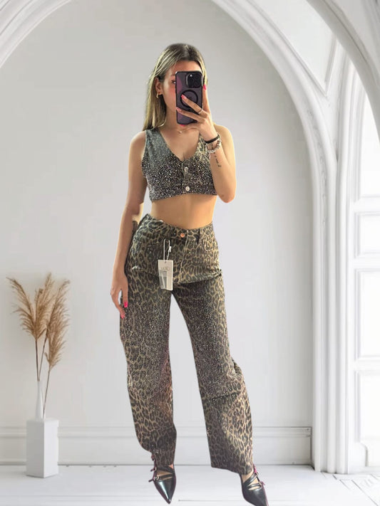 Completo Animalier diamantato